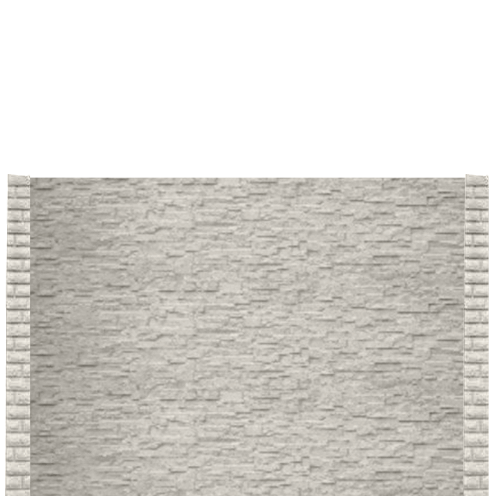 Gard beton finisat Atlanta 1,5 m cu stâlpi cu model