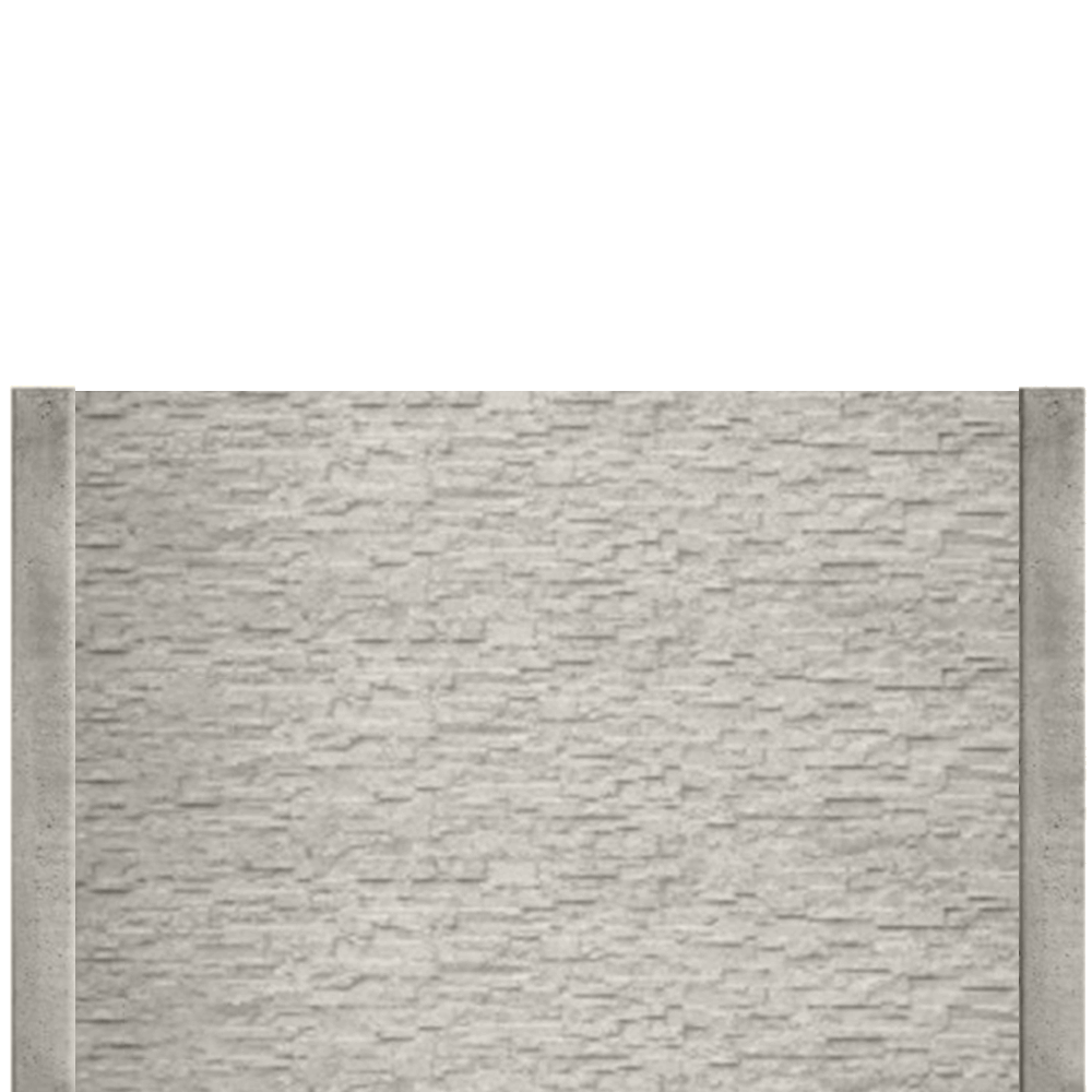 Gard beton finisat Atlanta 1,5 m cu stâlpi simpli