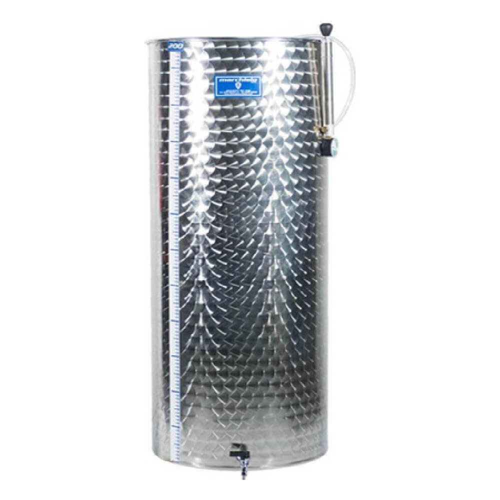 Resigilată - Cisternă inox Asconi 200 L - model A, depozitare / fermentare
