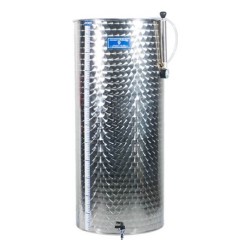 Resigilată - Cisternă inox Asconi 200 L - model A, depozitare / fermentare-1