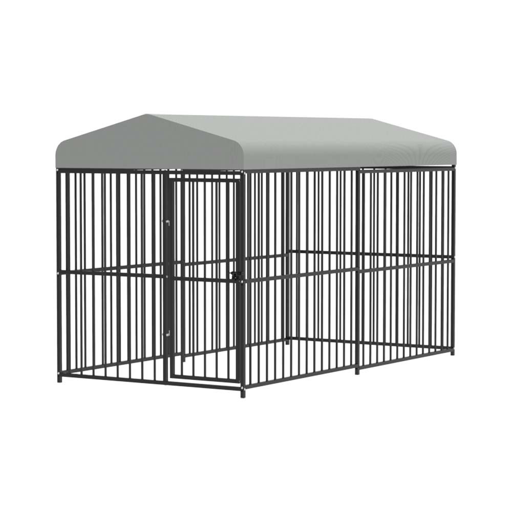 Padoc câini Pedro 1,2x2,4 m acoperit complet