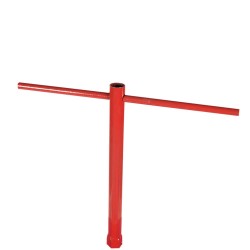Teasc / presă struguri manual Fardi, lemn și metal, 32 L-7