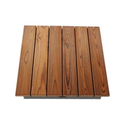 Dale lemn Ansel 60x60 cm, Pin termotratat, Model vertical-1
