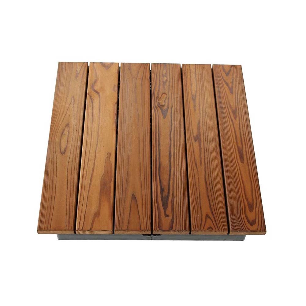 Dale lemn Ansel 60x60 cm, Pin termotratat, Model vertical