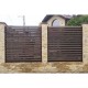 Panouri gard lemn Rolan 1,5x2 m