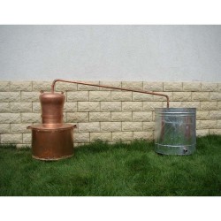 Cazan țuică profesional Gruia 80 L cupru-2