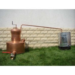 Cazan țuică profesional Gruia 200 L cupru-2