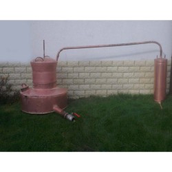 Cazan țuică profesional Gruia 400 L cupru-2