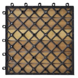 Dale lemn NaturaTread 30x30 cm, Acacia lăcuit, Model vertical-4