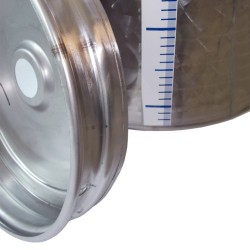 Cisternă inox Asconi 100 L - model A, depozitare / fermentare + Cadou Accesorii-7