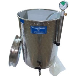 Cisternă inox Asconi 300 L, depozitare / fermentare + Cadou Accesorii-3