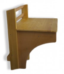 Bară de tracțiuni cu fixare la șpalier din lemn tip masă Dixy 72×60×1,8 cm-2