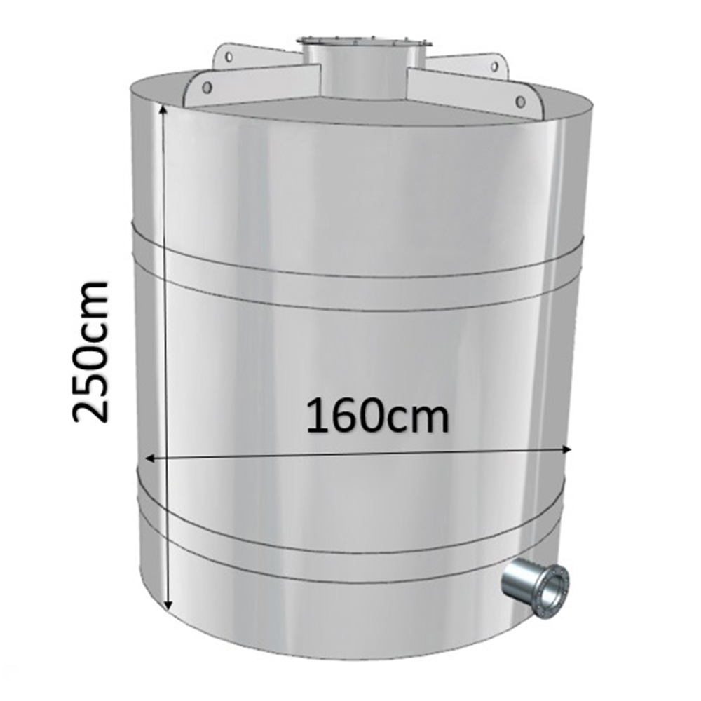 Rezervor apă vertical 5000 L