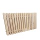 Panou gard lemn rindeluit, nevopsit, cu vârf semirotund - 17 uluci, 1x2 m