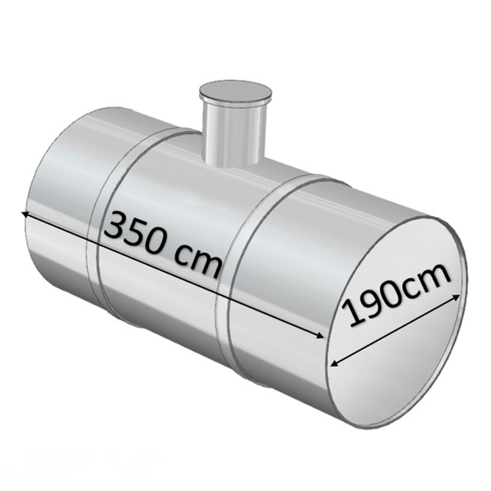 Rezervor apă subteran orizontal 10000 L