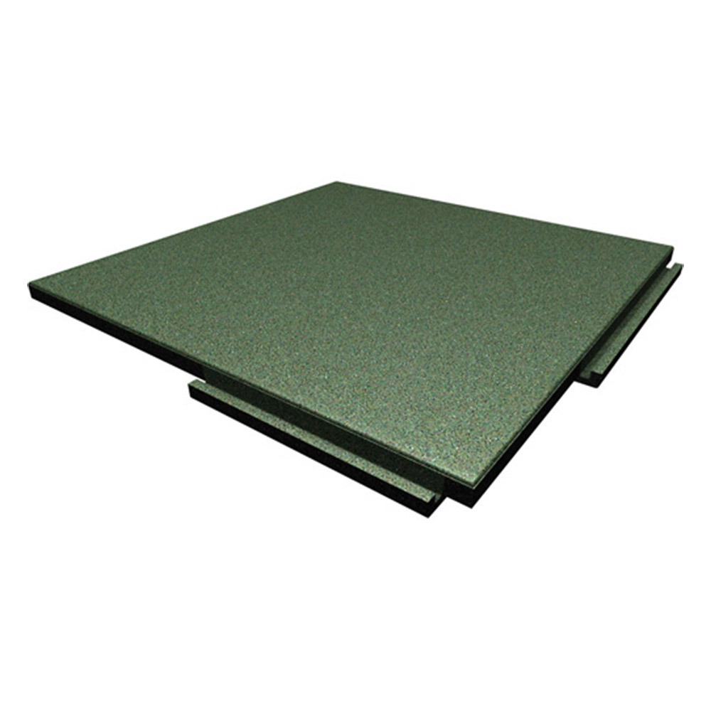 Pavele cauciuc plane Colonial 100x100x3 cm verde