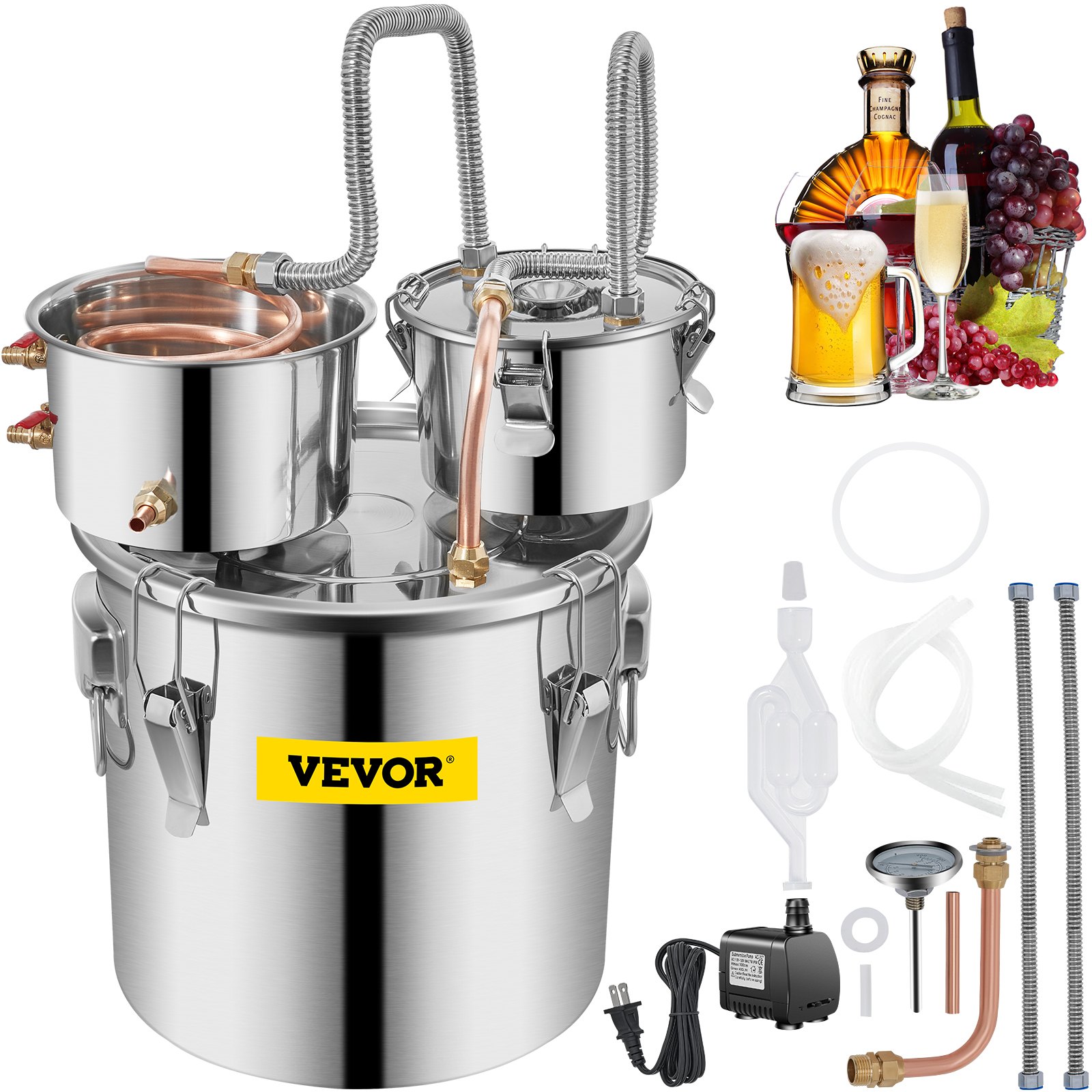 Cazan de fierbere universal (țuică, bere, vin) 30 L Anabell