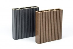 Șipcă gard WPC Benet 9 x 2,1 x 200 Lucios / Neperiat, Maro închis-1