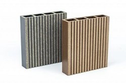 Șipcă gard WPC Benet 9 x 2,1 x 200 Lucios / Neperiat, Maro închis-2
