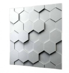 Panou decorativ ipsos 3D Evan model faguri de miere, 50x25 cm-1