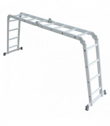 Scară aluminiu multifuncțională Dennis, 4x4 trepte, 4,6 m-3
