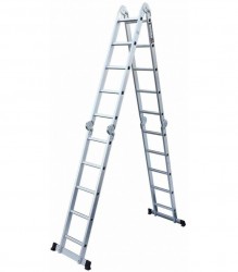 Scară aluminiu multifuncțională Dennis, 4x5 trepte, 5,7 m-2