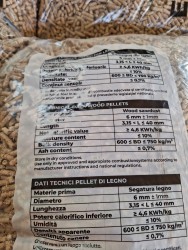 Peleți din rumeguș mixt 50 % brad, 50 % fag, sac de 15 kg-2