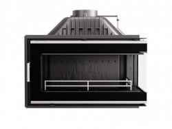 Focar șemineu Kawmet - Rubber din fontă 13,5 kW cu sticlă laterală dreapta-4