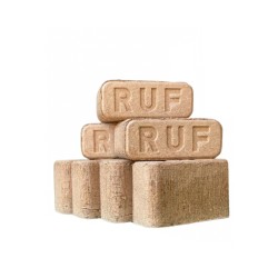 Brichete rumeguș lemn esență tare RUF, 10 kg-1
