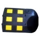 Limitatoare de viteză din cauciuc Capăt limitator 20x40x4 cm