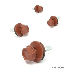 Șuruburi șipcă metalică Lucius 250 bucăți-5