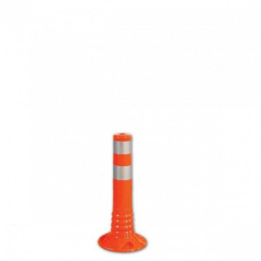Stâlp pietonal delimitator cauciuc cu înălțimea de 45 cm