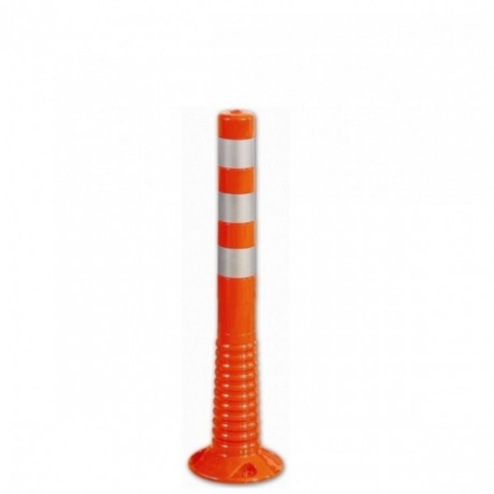 Stâlp pietonal delimitator cauciuc cu înălțimea de 75 cm