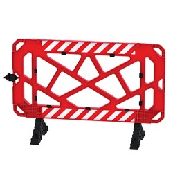 Gard barieră modulară semnalizare lucrări, 1,5 m x 1 m-1