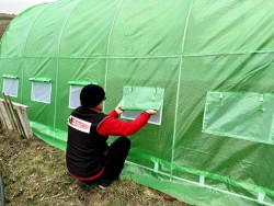 Solar grădină profesional Cortis© 4x6 m + Cadou Vermicompost + Ață-9