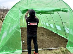 Solar grădină profesional Cortis© 4x10 m + Cadou Ață palisare și 250 clipsuri-5