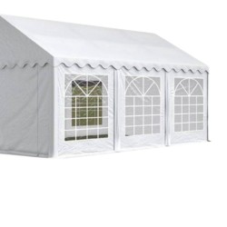 Cort evenimente 4x6 m Delta profesional cu structură metalică 38 mm, prelată UV 500 g / mp-4