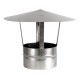 Pălărie anti-ploaie coș fum inox Saveli 100 mm