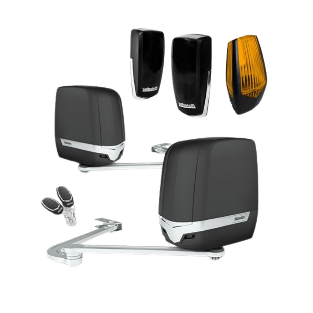 Kit automatizare poartă batantă GATE LYS 2x2,5 m, 24V, motor 220 W