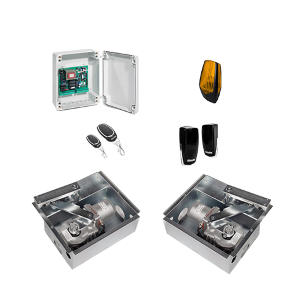 Kit automatizare îngropat poartă batantă GATE LYS 2x2,5 m, 230V, motor 280 W