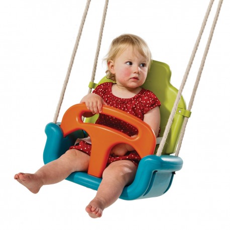 Leagăn baby din plastic 3 In1 Verde Turcoaz Portocaliu