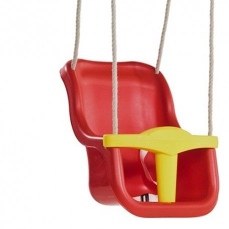 Leagăn baby din plastic Roșu - albastru