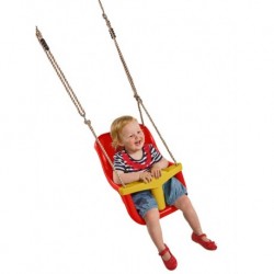 Leagăn baby din plastic Roșu - albastru-2