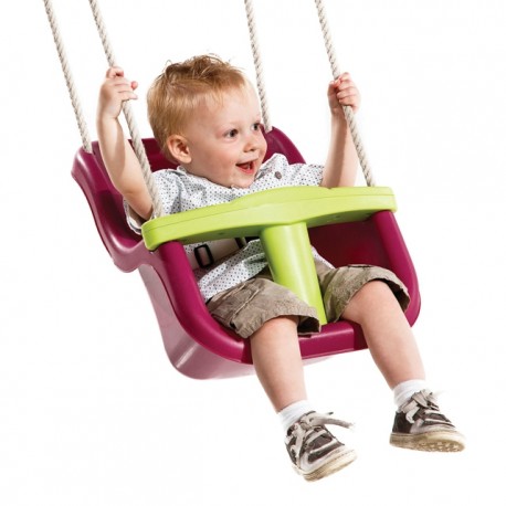 Leagăn baby din plastic Mov - Verde