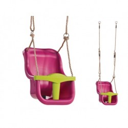 Leagăn baby din plastic Mov - Verde-2