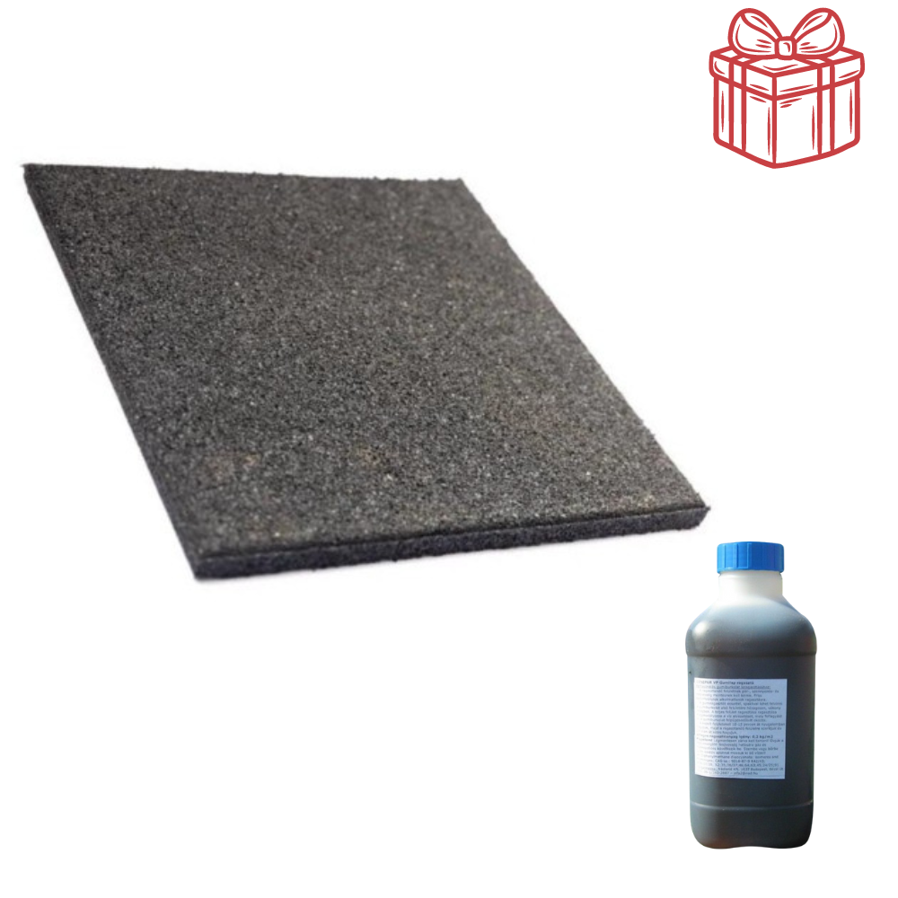 Pavele cauciuc Regal, Alveolare, 50x50x3,5 cm, Negru