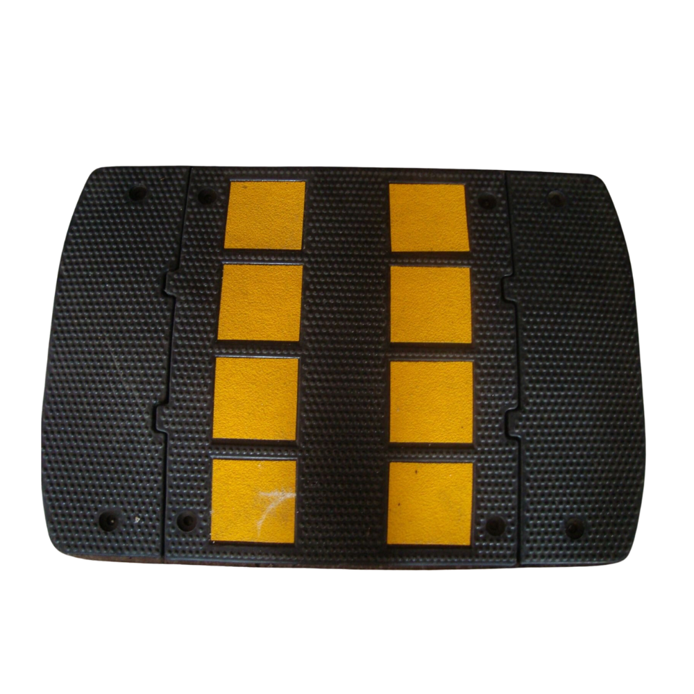 Limitator de viteză din cauciuc Hira - capăt, 50x60x3,3 cm