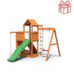 Complex de joacă 7în1 + Cadou leagăn și tobogan, Fungoo Activer-1