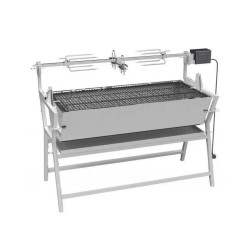 Grătar pe cărbuni cu rotisor electric Cattara, 30 kg, oțel-3