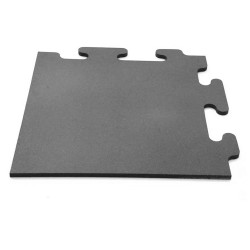 Capăt pavele de cauciuc plane tip puzzle Colonial 50 x 50 cm 2 cm Gri